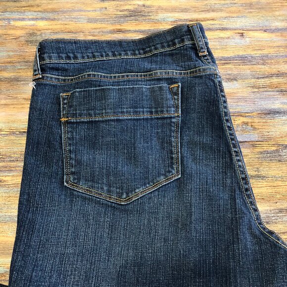 Old Navy The Sweetheart Jeans Straight Leg High Rise Blue Womens Size 18 - Picture 12 of 15